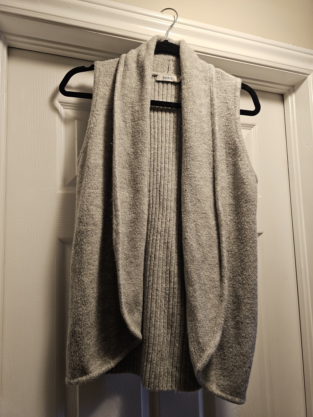 Ricki's Plush Open Sweater Vest